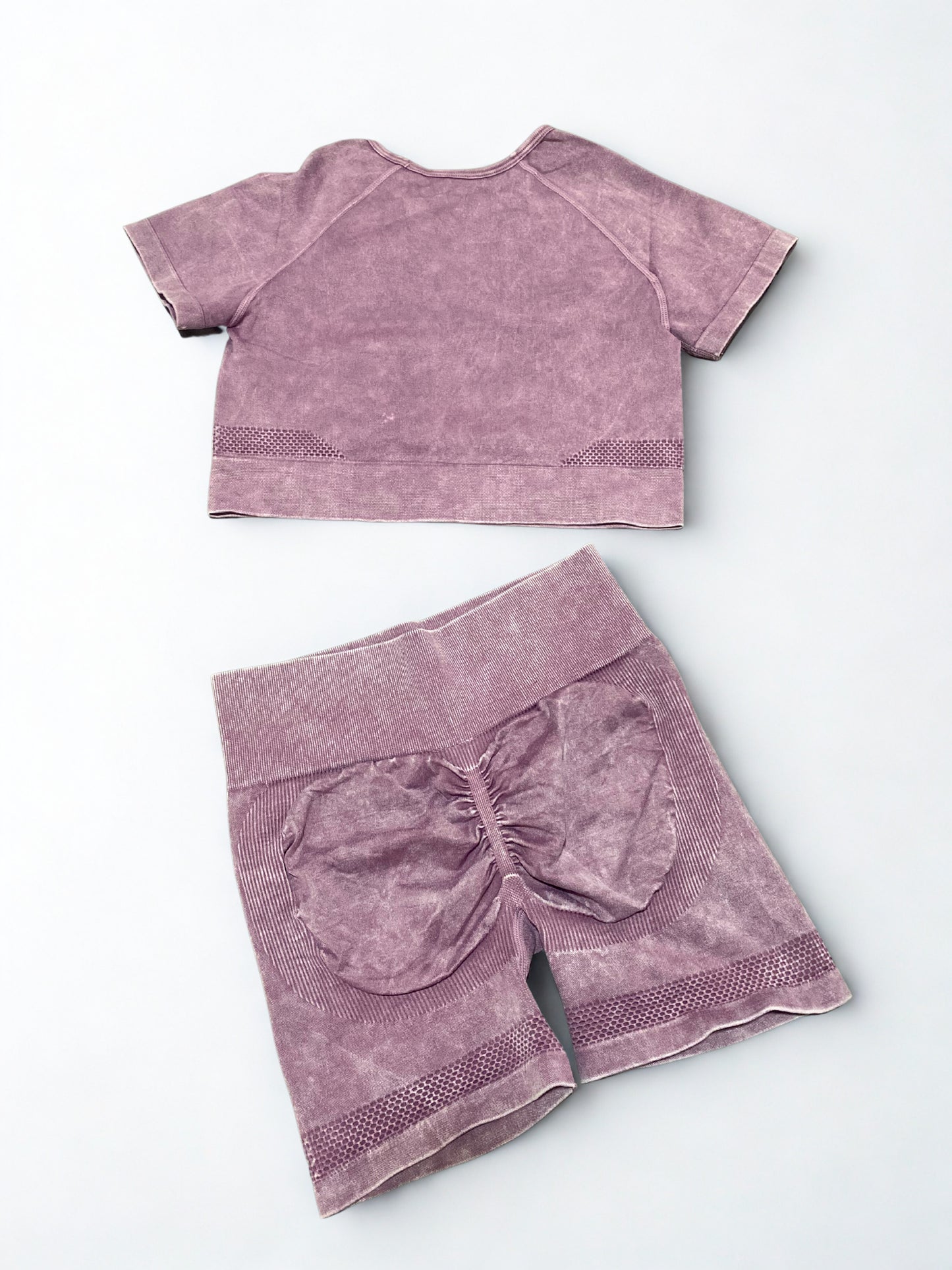Conjunto deportivo short y top unitalla